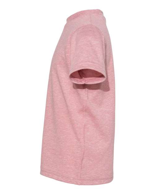 Rabbit Skins 3391 Toddler Harborside Melange Jersey T-Shirt #color_MAUVELOUS MLANGE