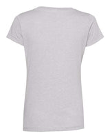 LAT 3591 Ladies' V-Neck Harborside Melange Jersey T-Shirt #color_GRAY MELANGE