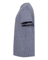 LAT 6991 Men's Harborside Melange Jersey T-Shirt #color_NAVY MELANGE