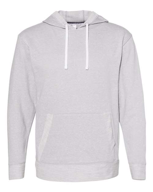 LAT 6779 Adult Harborside Melange French Terry Hooded Sweatshirt #color_GRAY MELANGE