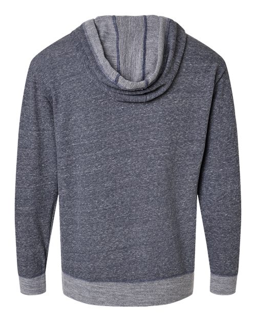 LAT 6779 Adult Harborside Melange French Terry Hooded Sweatshirt #color_NAVY MELANGE