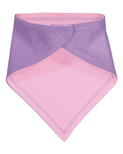 Rabbit Skins RS1012 Infant Premium Jersey Bandana Bib #color_LAVENDER/ PINK