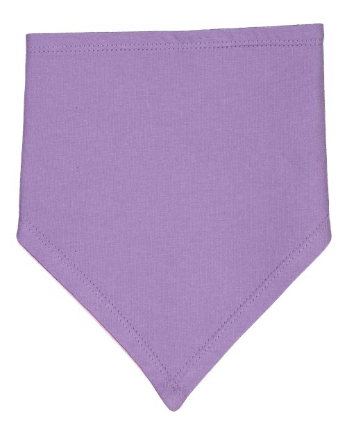 Rabbit Skins RS1012 Infant Premium Jersey Bandana Bib #color_LAVENDER/ PINK