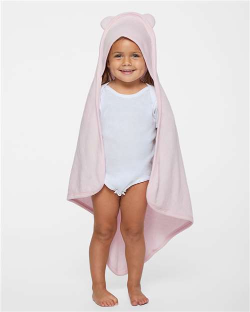 Rabbit Skins RS1013 Infant Hooded Terry Cloth Towel With Ears #color_BALLERINA