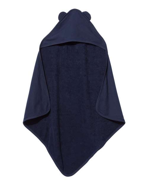 Rabbit Skins RS1013 Infant Hooded Terry Cloth Towel With Ears #color_NAVY