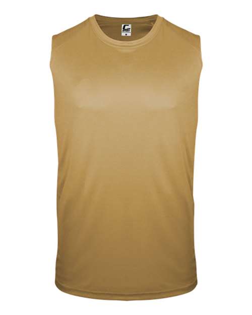 C2 Sport 5230 Youth Sleeveless T-Shirt #color_Vegas Gold