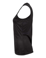 C2 Sport 5663 Women's Sleeveless V-Neck T-Shirt #color_Black
