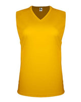 C2 Sport 5663 Women's Sleeveless V-Neck T-Shirt #color_Gold