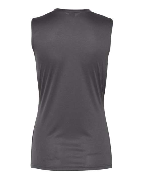 C2 Sport 5663 Women's Sleeveless V-Neck T-Shirt #color_Graphite