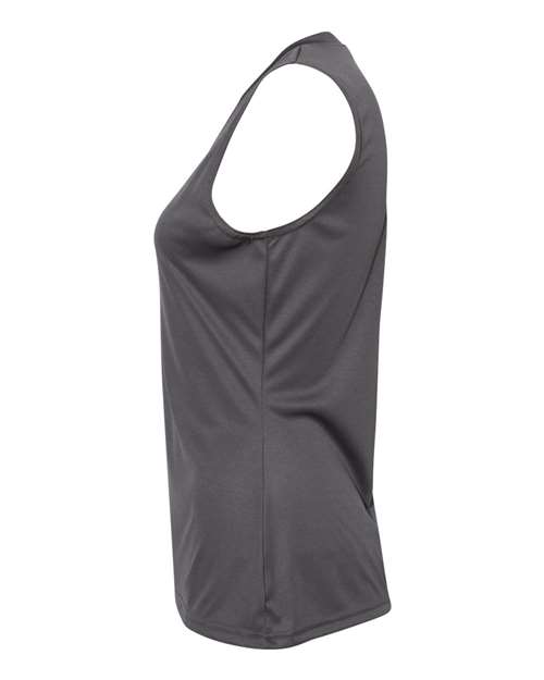C2 Sport 5663 Women's Sleeveless V-Neck T-Shirt #color_Graphite