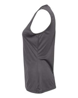 C2 Sport 5663 Women's Sleeveless V-Neck T-Shirt #color_Graphite