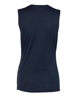 C2 Sport 5663 Women's Sleeveless V-Neck T-Shirt #color_Navy