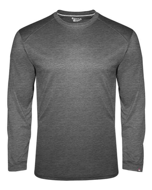 Badger 1001 FitFlex Performance Long Sleeve T-Shirt #color_Charcoal