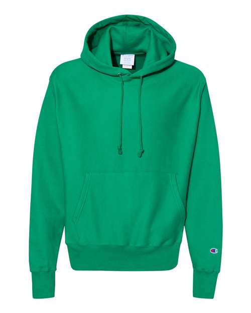Champion S1051 Reverse Weave Pullover Hooded Sweatshirt #color_KELLY GREEN