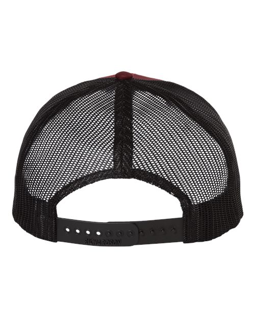 Richardson 112 Snapback Trucker Cap #color_Cardinal/ Black