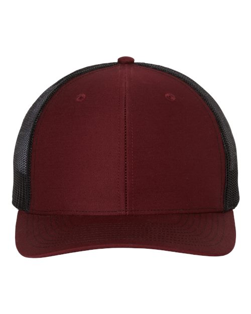 Richardson 112 Snapback Trucker Cap #color_Cardinal/ Black