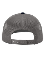 Richardson 112 Snapback Trucker Cap #color_Navy/ Charcoal