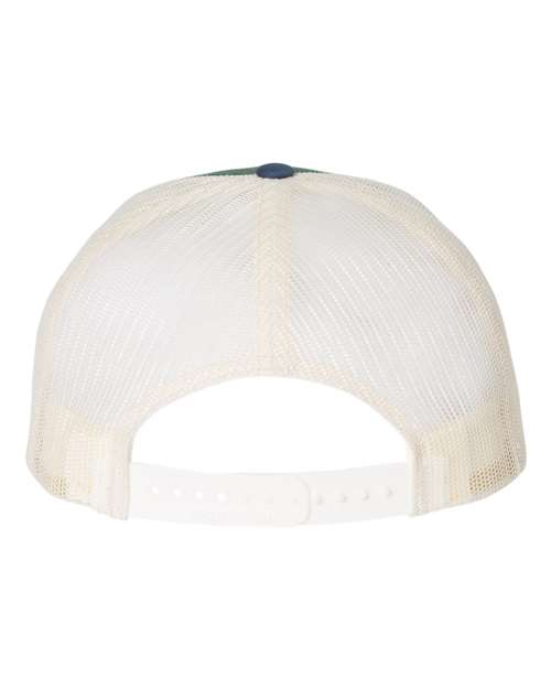 Richardson 115 Low Pro Trucker Cap #color_Spruce/ Birch/ Light Navy