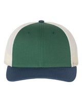 Richardson 115 Low Pro Trucker Cap #color_Spruce/ Birch/ Light Navy