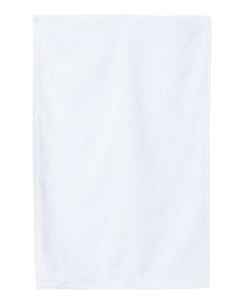 Q-Tees T200 Hemmed Hand Towel #color_White