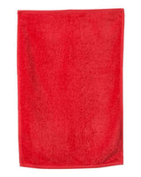 Q-Tees T300 Deluxe Hemmed Hand Towel #color_Red