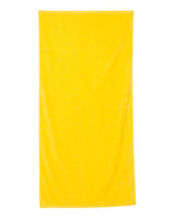 Q-Tees QV3060 Velour Beach Towel #color_Yellow