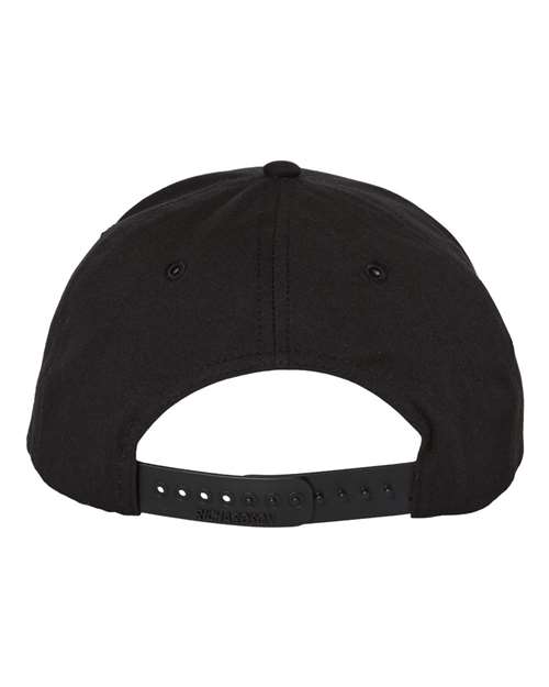 Richardson 212 Pro Twill Snapback Cap #color_Black