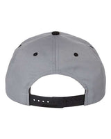 Richardson 212 Pro Twill Snapback Cap #color_Grey/ Black