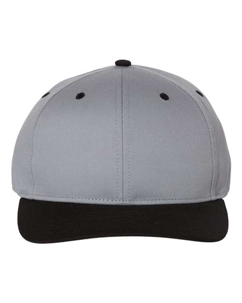 Richardson 212 Pro Twill Snapback Cap #color_Grey/ Black