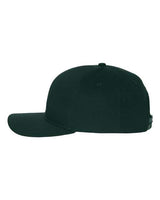 Richardson 212 Pro Twill Snapback Cap #color_Dark Green