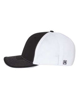Richardson 172 Pulse Sportmesh R-Flex Cap #color_Black/ White Split