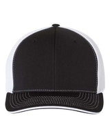 Richardson 172 Pulse Sportmesh R-Flex Cap #color_Black/ White Split