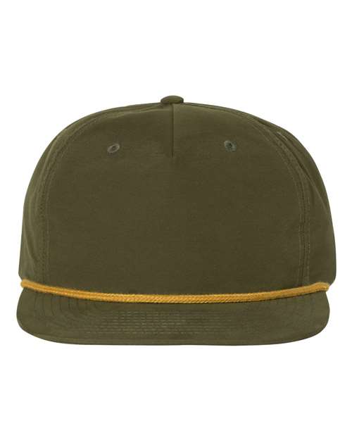 Richardson 256 Umpqua Snapback Cap #color_Loden/ Amber Gold