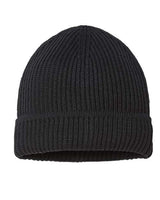 Atlantis Headwear MAPLE Sustainable Finish Edge Cuffed Beanie #color_Black