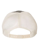 Valucap SP510 Pigment-Dyed Trucker Cap #color_Black/ Cardinal/ Stone