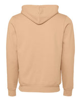 Bella + Canvas 3719 Unisex Sponge Fleece Pullover Hooded Sweatshirt #color_HEATHR SAND DUNE