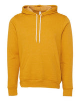 Bella + Canvas 3719 Unisex Sponge Fleece Pullover Hooded Sweatshirt #color_HEATHER MUSTARD