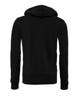 Bella + Canvas 3739 Unisex Poly-Cotton Fleece Full-Zip Hooded Sweatshirt #color_BLACK HEATHER