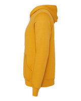 Bella + Canvas 3739 Unisex Poly-Cotton Fleece Full-Zip Hooded Sweatshirt #color_HEATHER MUSTARD