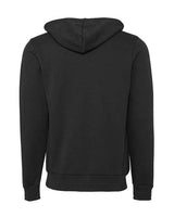 Bella + Canvas 3739 Unisex Poly-Cotton Fleece Full-Zip Hooded Sweatshirt #color_DTG DARK GREY