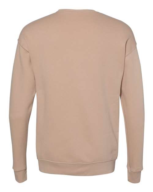 Bella + Canvas 3945 Unisex Drop Shoulder Fleece #color_HEATHR SAND DUNE
