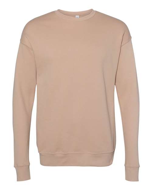 Bella + Canvas 3945 Unisex Drop Shoulder Fleece #color_HEATHR SAND DUNE