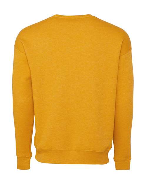 Bella + Canvas 3945 Unisex Drop Shoulder Fleece #color_HEATHER MUSTARD