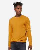 Bella + Canvas 3945 Unisex Drop Shoulder Fleece #color_HEATHER MUSTARD