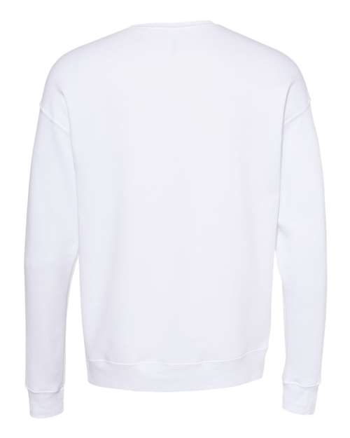 Bella + Canvas 3945 Unisex Drop Shoulder Fleece #color_DTG WHITE