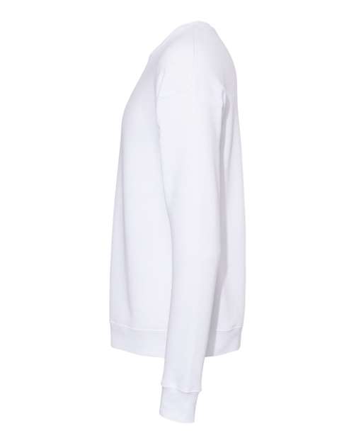 Bella + Canvas 3945 Unisex Drop Shoulder Fleece #color_DTG WHITE
