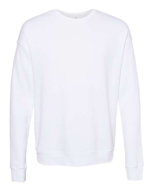 Bella + Canvas 3945 Unisex Drop Shoulder Fleece #color_DTG WHITE