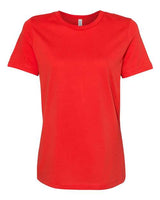 Bella + Canvas B6400 Ladies' Relaxed Jersey Short-Sleeve T-Shirt #color_POPPY