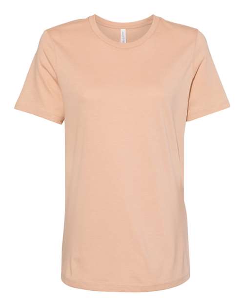 Bella + Canvas B6400 Ladies' Relaxed Jersey Short-Sleeve T-Shirt #color_SAND DUNE