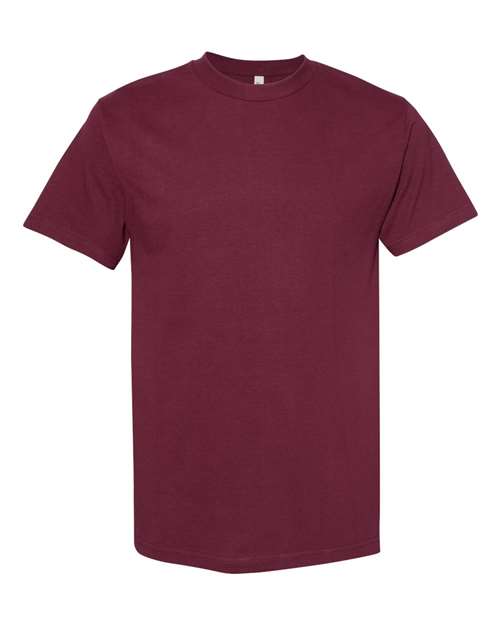 Alstyle AL1301 Adult 6.0 oz., 100% Cotton T-Shirt #color_BURGUNDY
